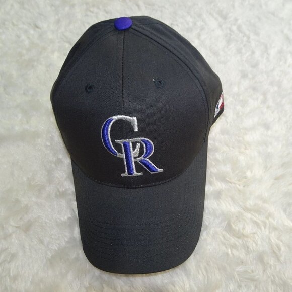 NEW MLB Colorado Rockies Black Baseball Cap - Picture 1 of 7